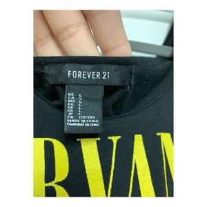 Forever 21 Nirvana crop top. Never worn